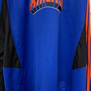 Adidas Blue and Orange NBA Jersey